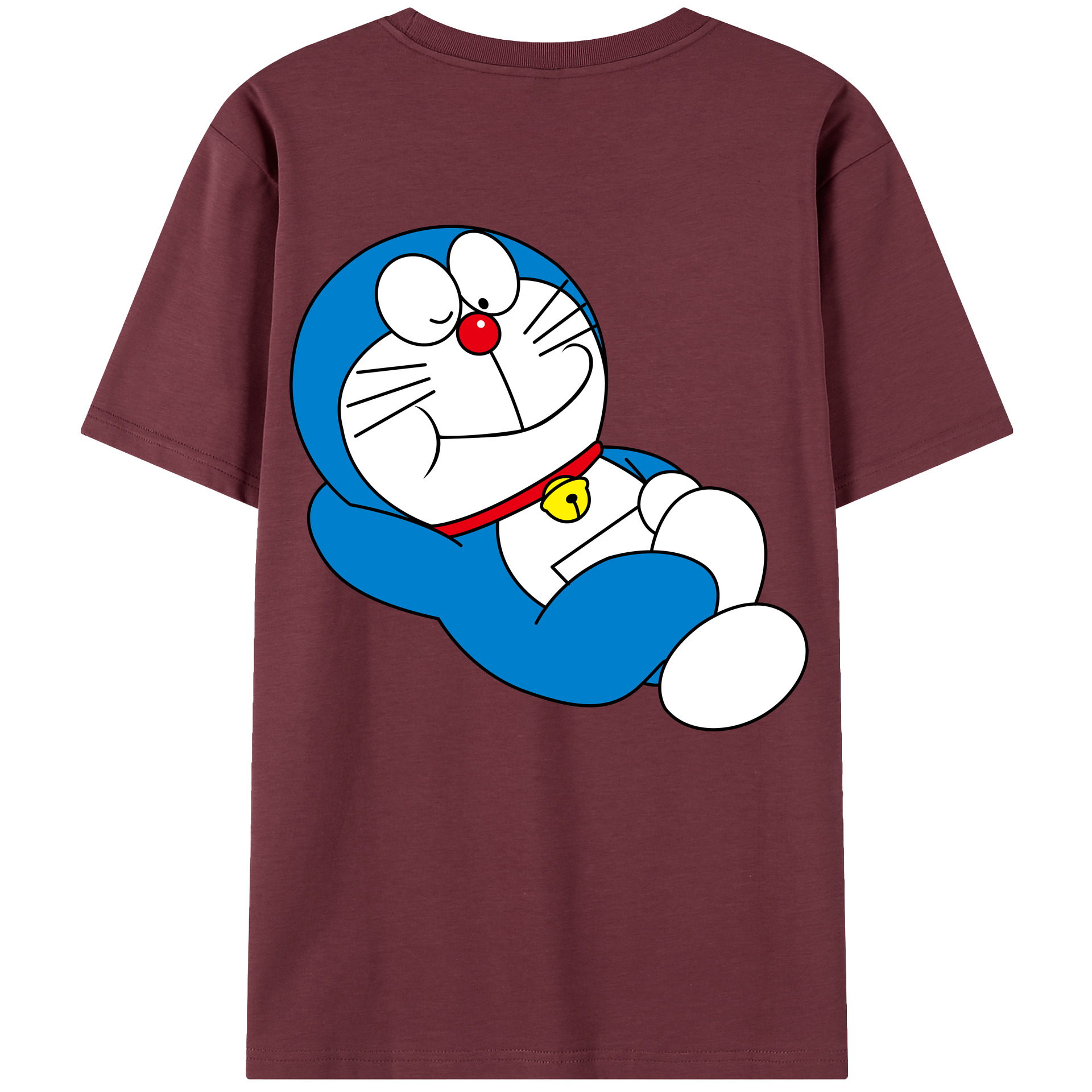 （画像用） ドラえもん Doraemon 綿100％半袖Tシャツ（背面プリント）